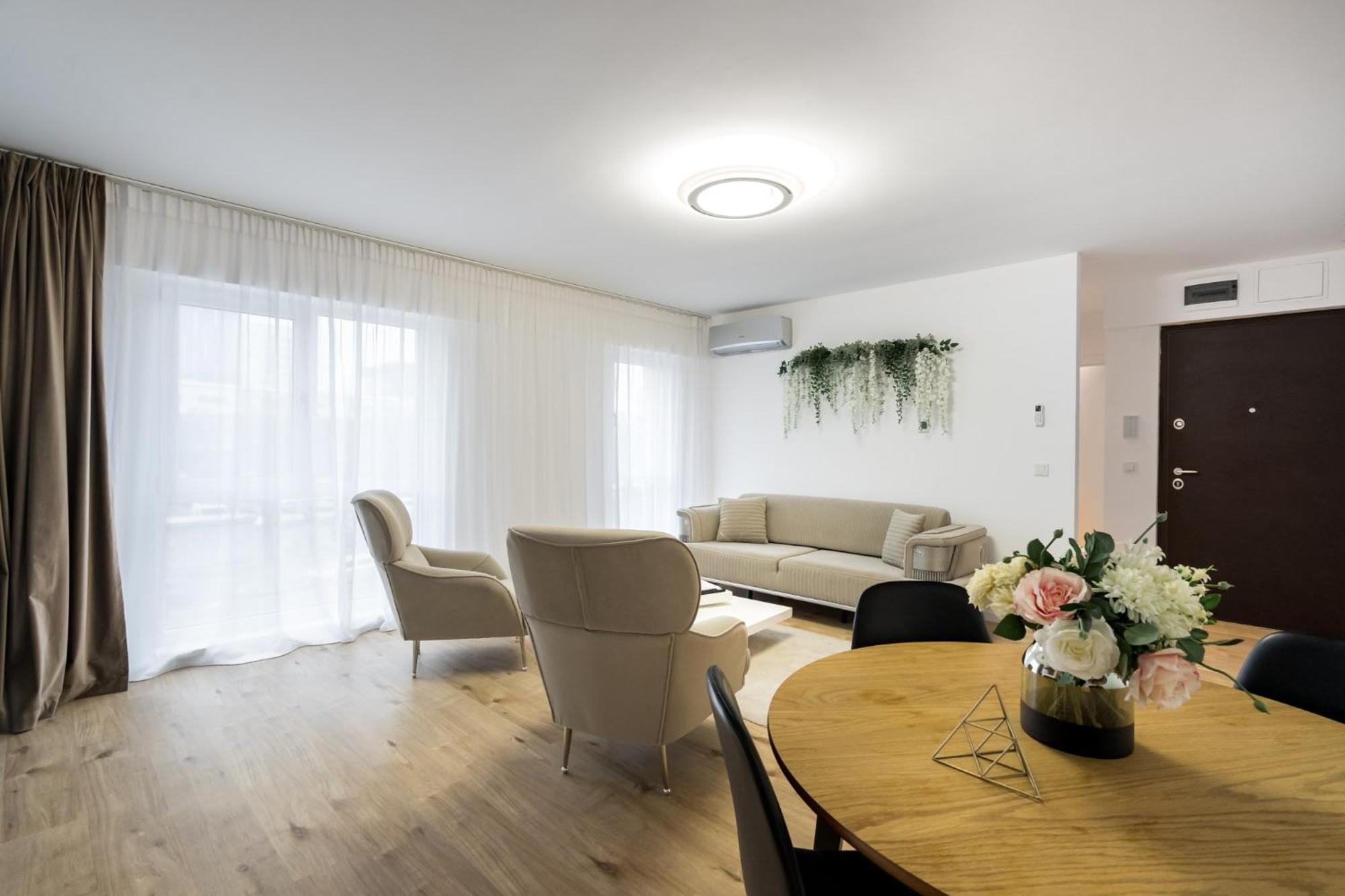 Apartamento Breeze - Modern Escape In Pipera Bucarest Exterior foto